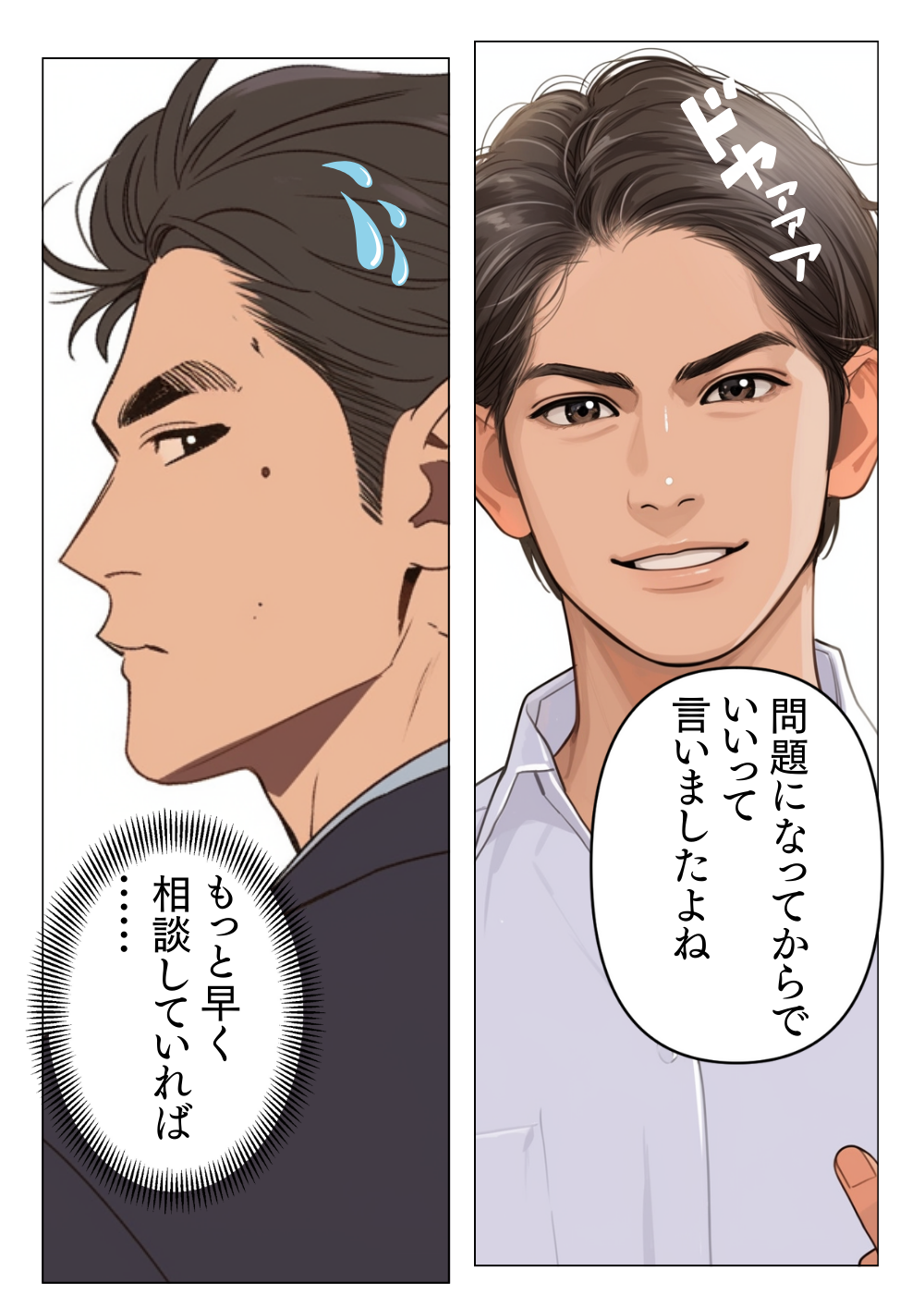 ���u���Ă������ƂœP���������������A�u���߂ɔ��f���Ă����΂悩�����v�ƋC�Â������`�����}���K�B