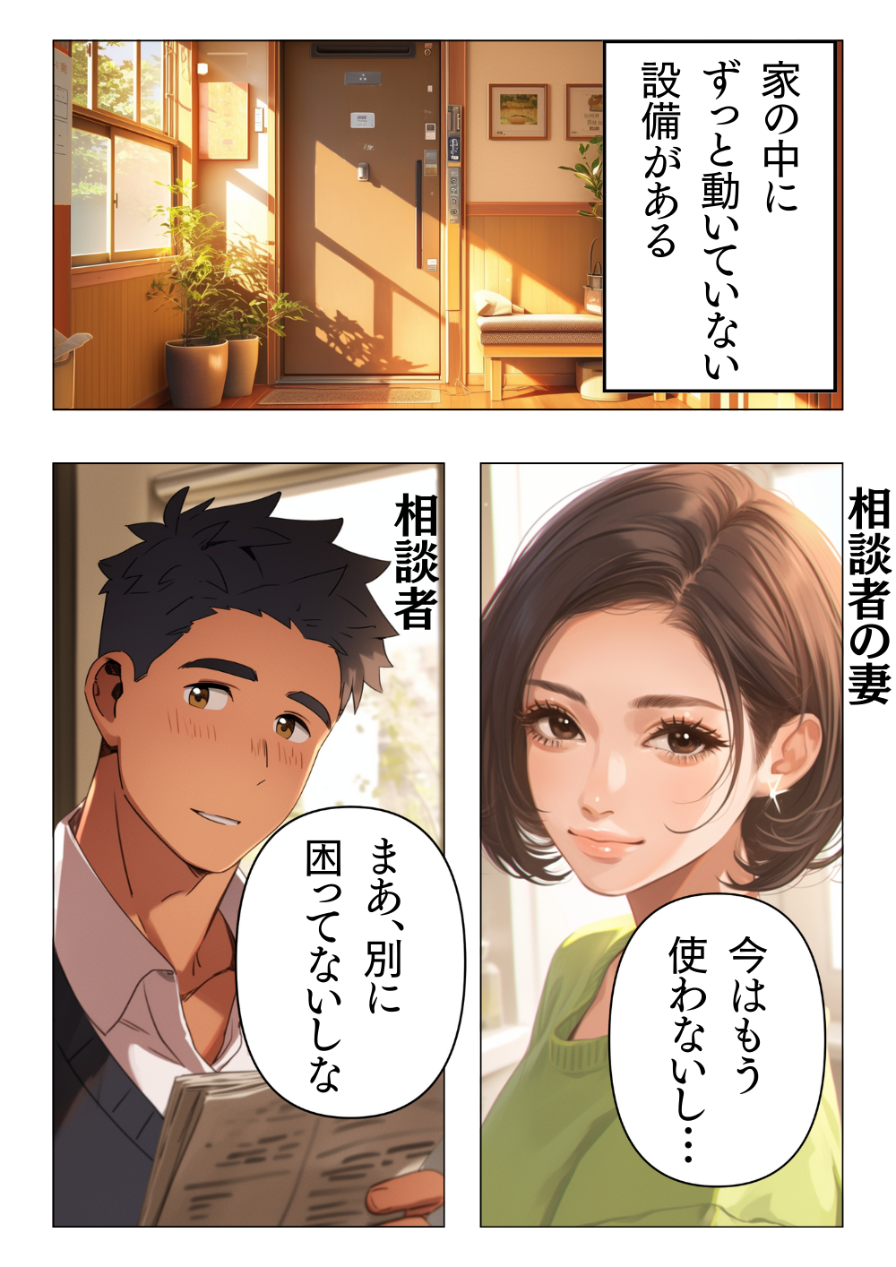 �ˌ��ďZ��ɐݒu���ꂽ�z�[���G���x�[�^�[���g���Ȃ��Ȃ�A�u�܂��������v�ƕ��u����Ă��܂�����̗l�q��`�����}���K�B